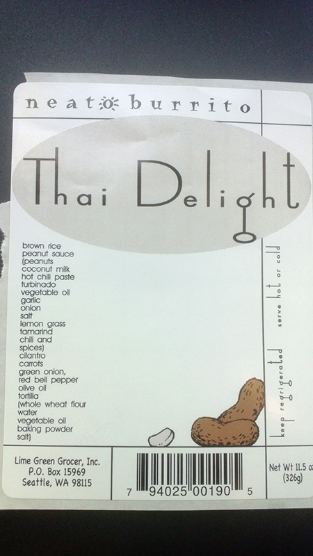 Lime Green Grocer, Inc. Issues Allergy Alert on Undeclared Soy in the Thai Delight Burrito